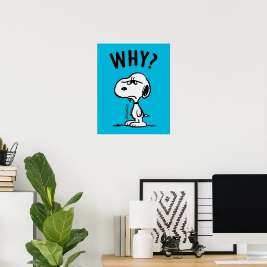 Erdnüsse | Snoopy Wonders Warum? Poster (Heimbüro)