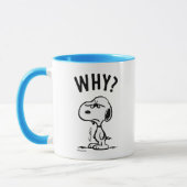 Erdnüsse | Snoopy Wonders Warum? Tasse (Links)