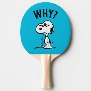 Erdnüsse Snoopy Wonders Warum? Tischtennis Schläger