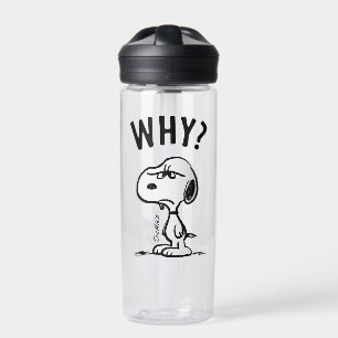 Erdnüsse Snoopy Wonders Warum? Trinkflasche