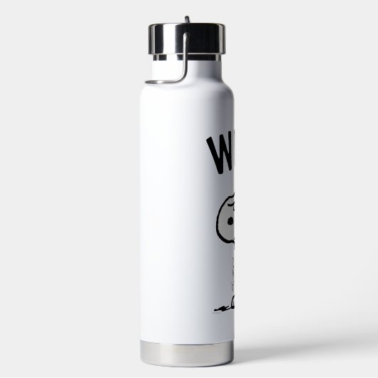 Erdnüsse | Snoopy Wonders Warum? Trinkflasche (rechts)