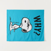 Erdnüsse | Snoopy Wonders Warum? Wandteppich (Vorderseite (Horizontal))