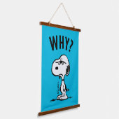 Erdnüsse | Snoopy Wonders Warum? Wandteppich Mit Holzrahmen (Gewinkelt)
