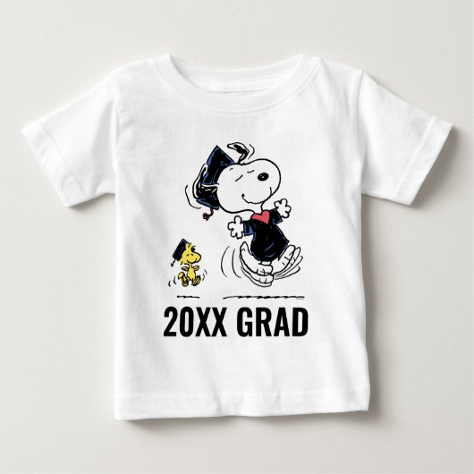 Erdnüsse | Snoopy & Woodstock Abschluss Baby T-shirt (Vorderseite)