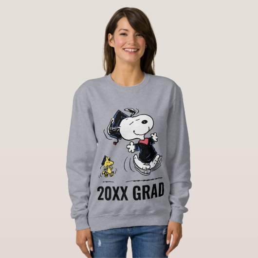 Erdnüsse | Snoopy & Woodstock Abschluss Sweatshirt (Vorne ganz)