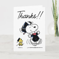 Erdnüsse | Snoopy & Woodstock Abschluss Vielen Dan