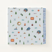 Erdnüsse | Snoopy & Woodstock am Campfire Notizblock (Rückseite)