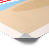 Erdnüsse | Snoopy & Woodstock Au Bord De La Mer Poster (Ecke)