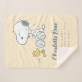 Erdnüsse | Snoopy & Woodstock Baby Sherpadecke (Vorderseite (Horizontal))