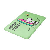 Erdnüsse | Snoopy & Woodstock Badematte (Schrägansicht)