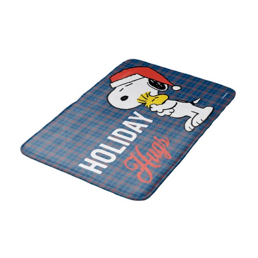 Erdnüsse | Snoopy & Woodstock Badematte (Schrägansicht)