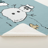 Erdnüsse | Snoopy & Woodstock Bau a Snowman Sherpadecke (3/4)