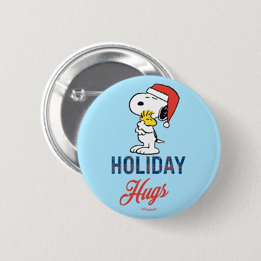 Erdnüsse | Snoopy & Woodstock Button (Vorne & Hinten)