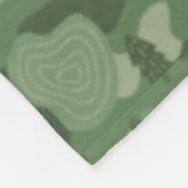 Erdnüsse | Snoopy & Woodstock Camouflage Camp Fleecedecke (Ecke)