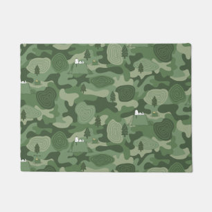 Erdnüsse Snoopy & Woodstock Camouflage Camp Fußmatte