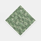 Erdnüsse | Snoopy & Woodstock Camouflage Camp Serviette (Ecke)