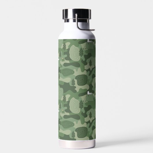 Erdnüsse | Snoopy & Woodstock Camouflage Camp Trinkflasche (Links)