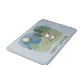 Erdnüsse | Snoopy & Woodstock Camp Badematte (Schrägansicht)