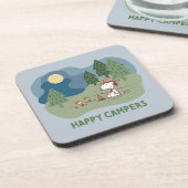 Erdnüsse | Snoopy & Woodstock Camp Getränkeuntersetzer (Linke Seite)