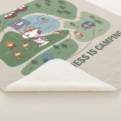 Erdnüsse | Snoopy & Woodstock Camp Karte Sherpadecke (3/4)