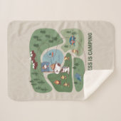 Erdnüsse | Snoopy & Woodstock Camp Karte Sherpadecke (Vorderseite (Horizontal))