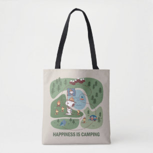 Erdnüsse Snoopy & Woodstock Camp Karte Tasche