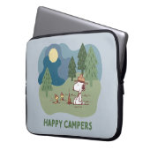 Erdnüsse | Snoopy & Woodstock Camp Laptopschutzhülle (Vorderseite Links)