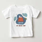 Erdnüsse | Snoopy & Woodstock Camp Life Baby T-shirt (Vorderseite)