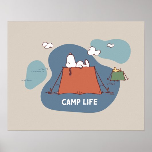 Erdnüsse | Snoopy & Woodstock Camp Life Poster (Vorne)