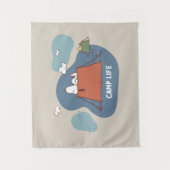 Erdnüsse | Snoopy & Woodstock Camp Life Wandteppich (Vorderseite)