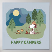 Erdnüsse | Snoopy & Woodstock Camp Poster (Vorne)