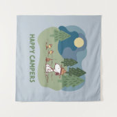 Erdnüsse | Snoopy & Woodstock Camp Wandteppich (Vorderseite (Horizontal))