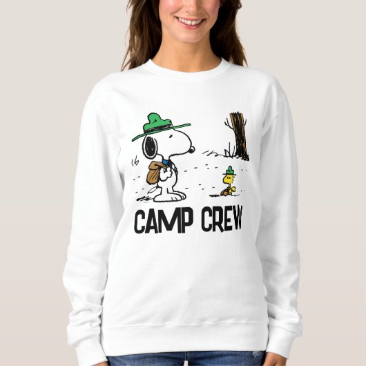 Erdnüsse | Snoopy & Woodstock Camping Sweatshirt (Vorderseite)