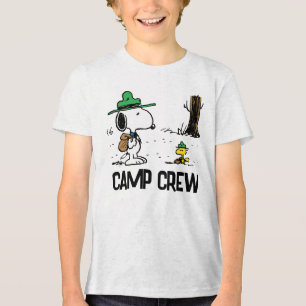 Erdnüsse Snoopy & Woodstock Camping Tri-Blend Shirt