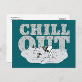 Erdnüsse | Snoopy & Woodstock Chill Out Postkarte (Vorne/Hinten)