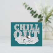 Erdnüsse | Snoopy & Woodstock Chill Out Postkarte (Stehend Vorderseite)