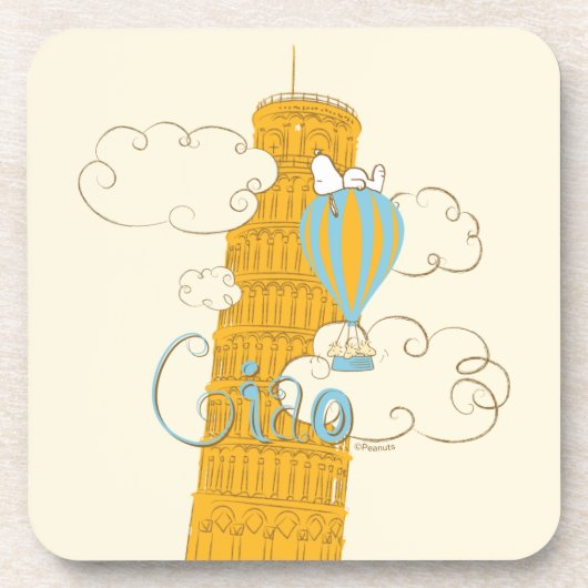 Erdnüsse | Snoopy & Woodstock Ciao Getränkeuntersetzer (Vorderseite)