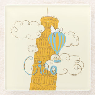 Erdnüsse   Snoopy & Woodstock Ciao Glasuntersetzer