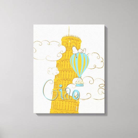 Erdnüsse | Snoopy & Woodstock Ciao Leinwanddruck (Vorderseite)