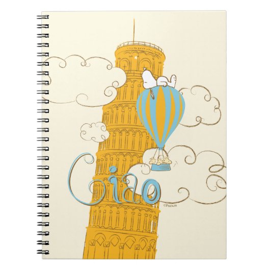 Erdnüsse | Snoopy & Woodstock Ciao Notizblock (Vorderseite)