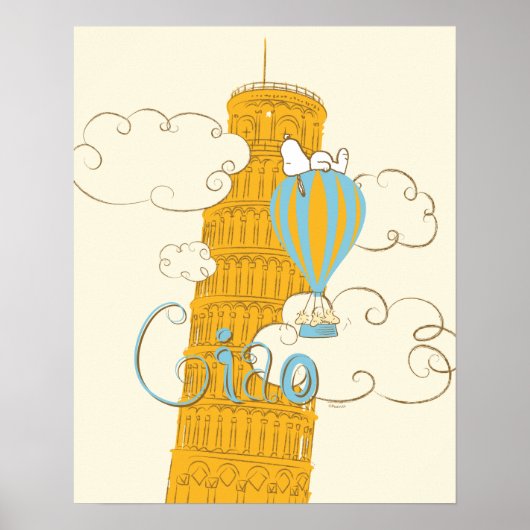 Erdnüsse | Snoopy & Woodstock Ciao Poster (Vorne)