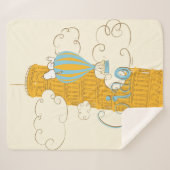 Erdnüsse | Snoopy & Woodstock Ciao Sherpadecke (Vorderseite (Horizontal))