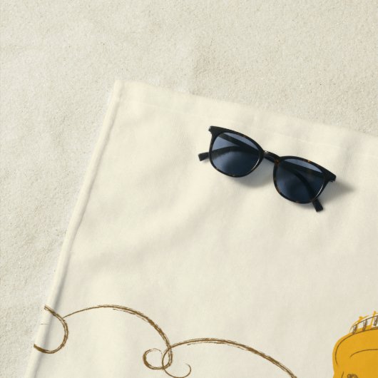 Erdnüsse | Snoopy & Woodstock Ciao Strandtuch (Beispiel)