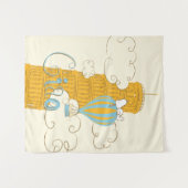 Erdnüsse | Snoopy & Woodstock Ciao Wandteppich (Vorderseite (Horizontal))