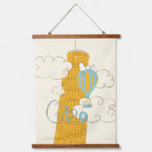 Erdnüsse | Snoopy & Woodstock Ciao Wandteppich Mit Holzrahmen (Vorderseite)