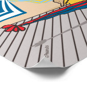 Erdnüsse | Snoopy & Woodstock Coast Life Poster (Ecke)