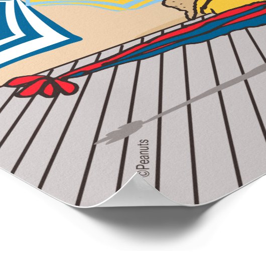 Erdnüsse | Snoopy & Woodstock Coast Life Poster (Ecke)