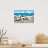 Erdnüsse | Snoopy & Woodstock Coast Life Poster (Küche)