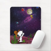 Erdnüsse | Snoopy & Woodstock Cowboy Mousepad (Mit Mouse)