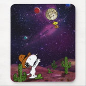 Erdnüsse | Snoopy & Woodstock Cowboy Mousepad (Vorne)